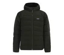 Gesteppte Kapuzenjacke - Grün