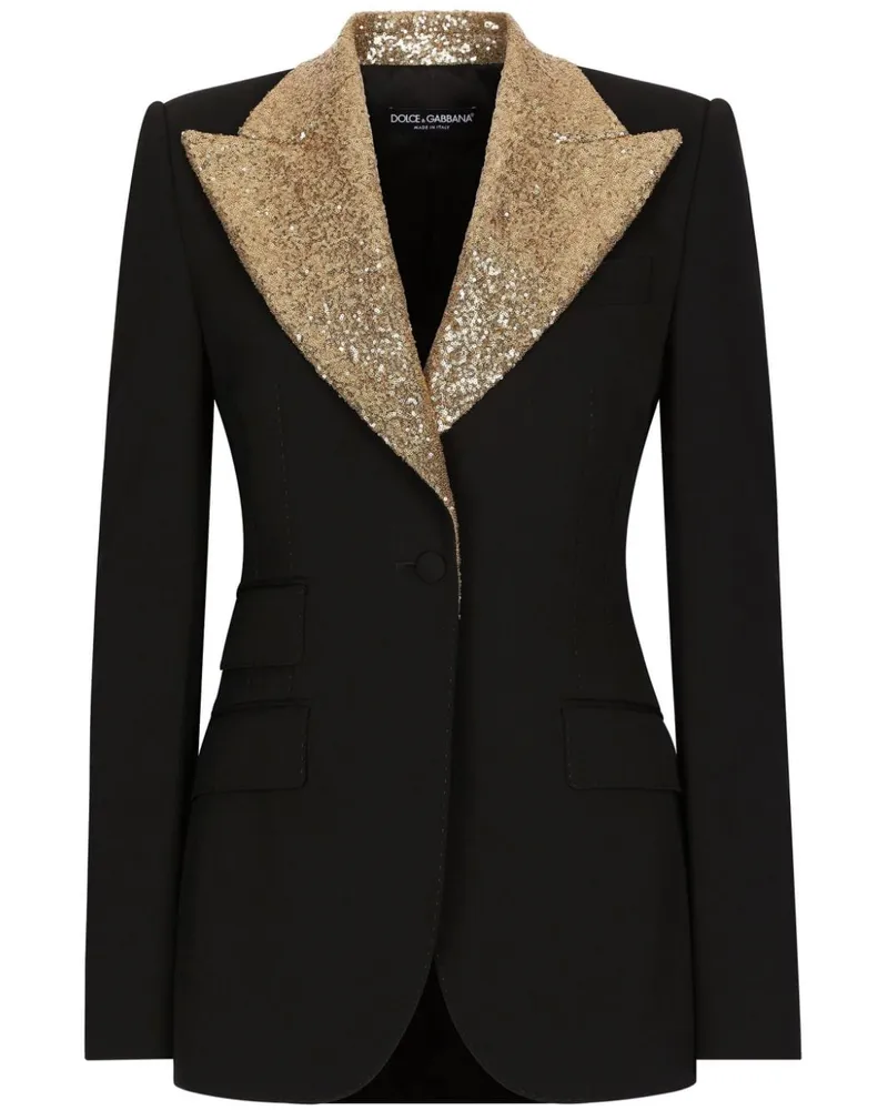 Dolce & Gabbana Turlington Blazer - Schwarz Schwarz