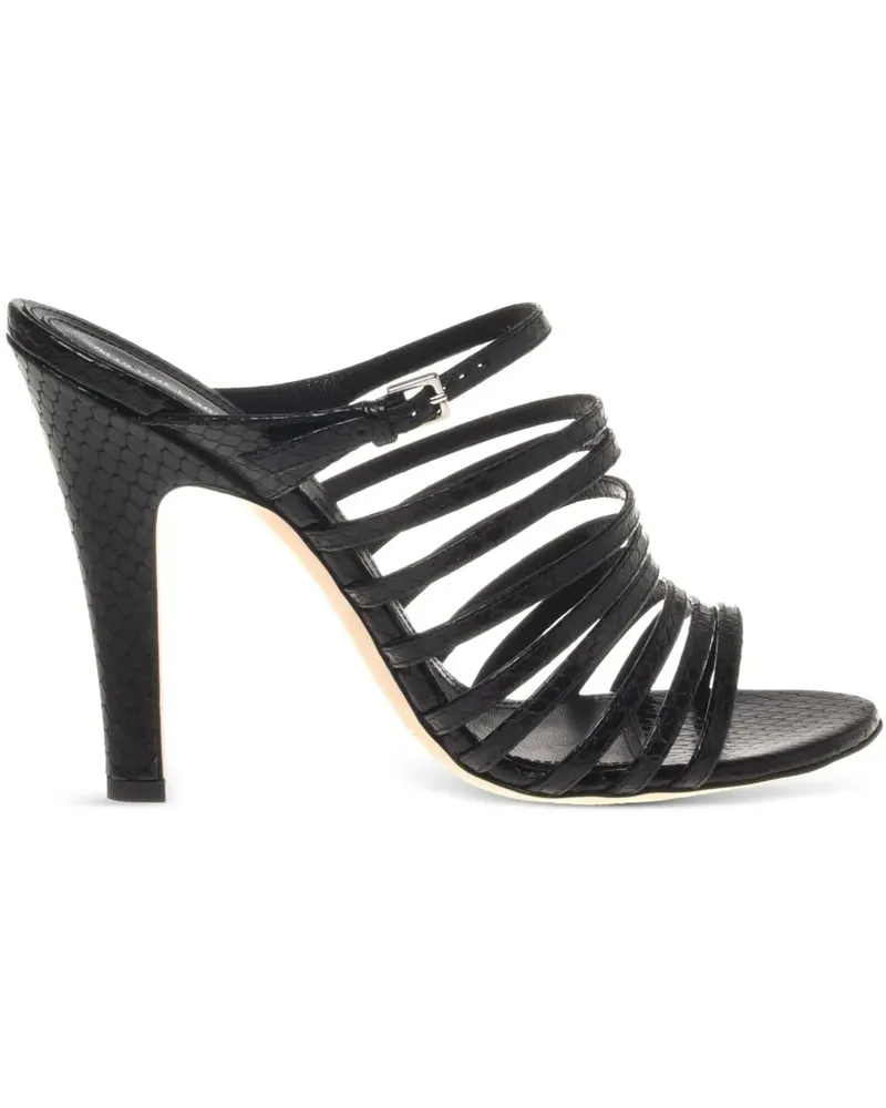 Alberta Ferretti Klassische Mules - Schwarz Schwarz