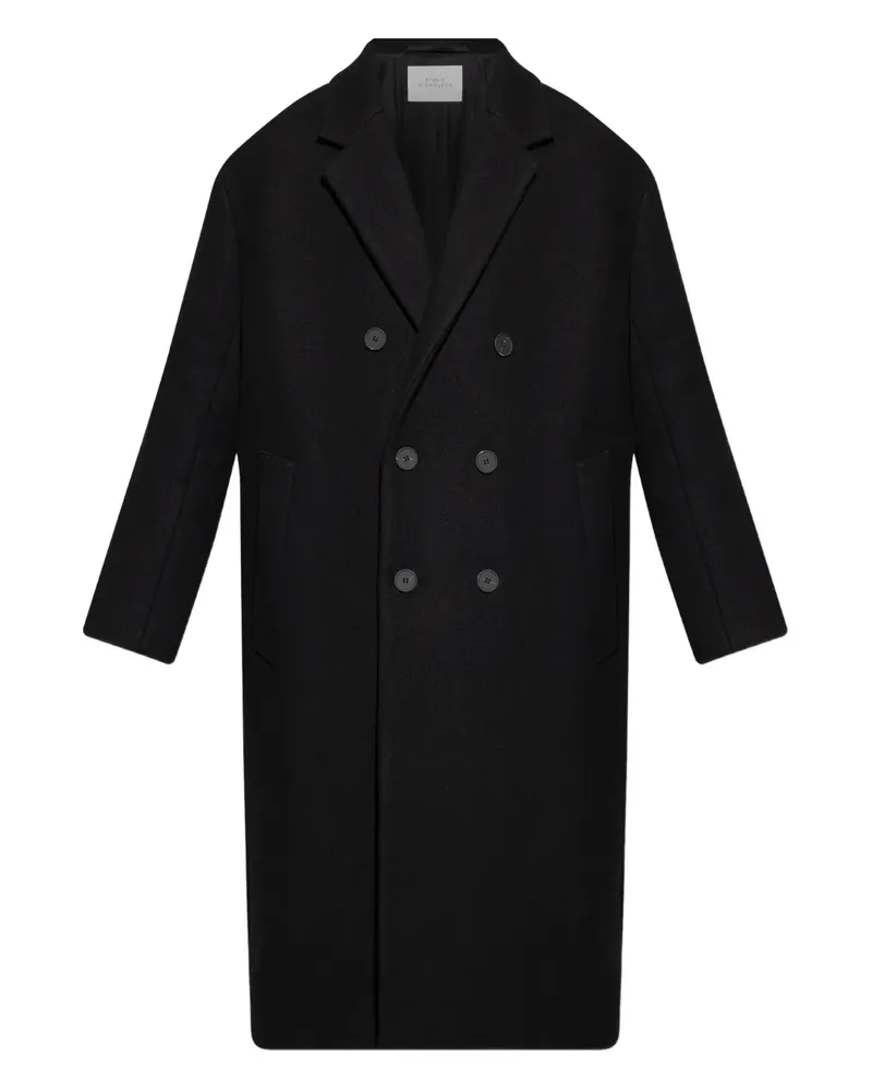 Studio Nicholson Diall double-breasted coat - Schwarz Schwarz