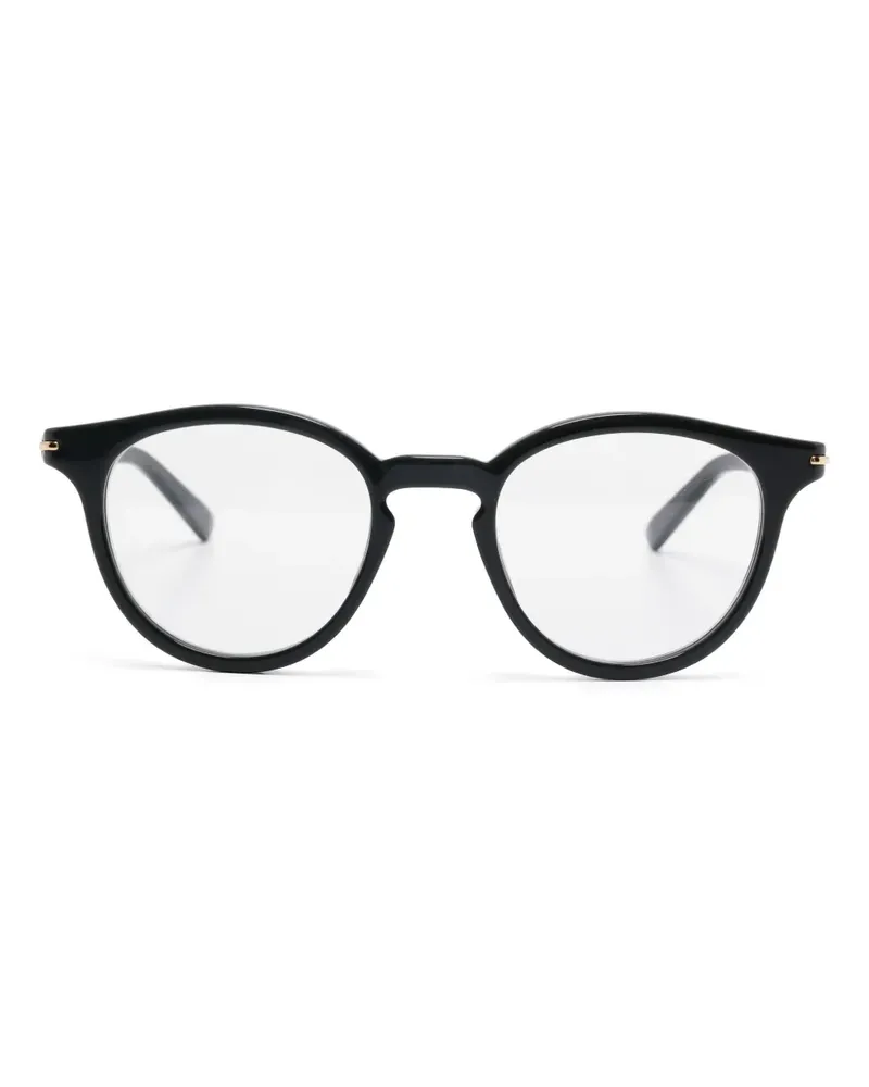 Gucci Brille mit rundem Gestell - Schwarz Schwarz