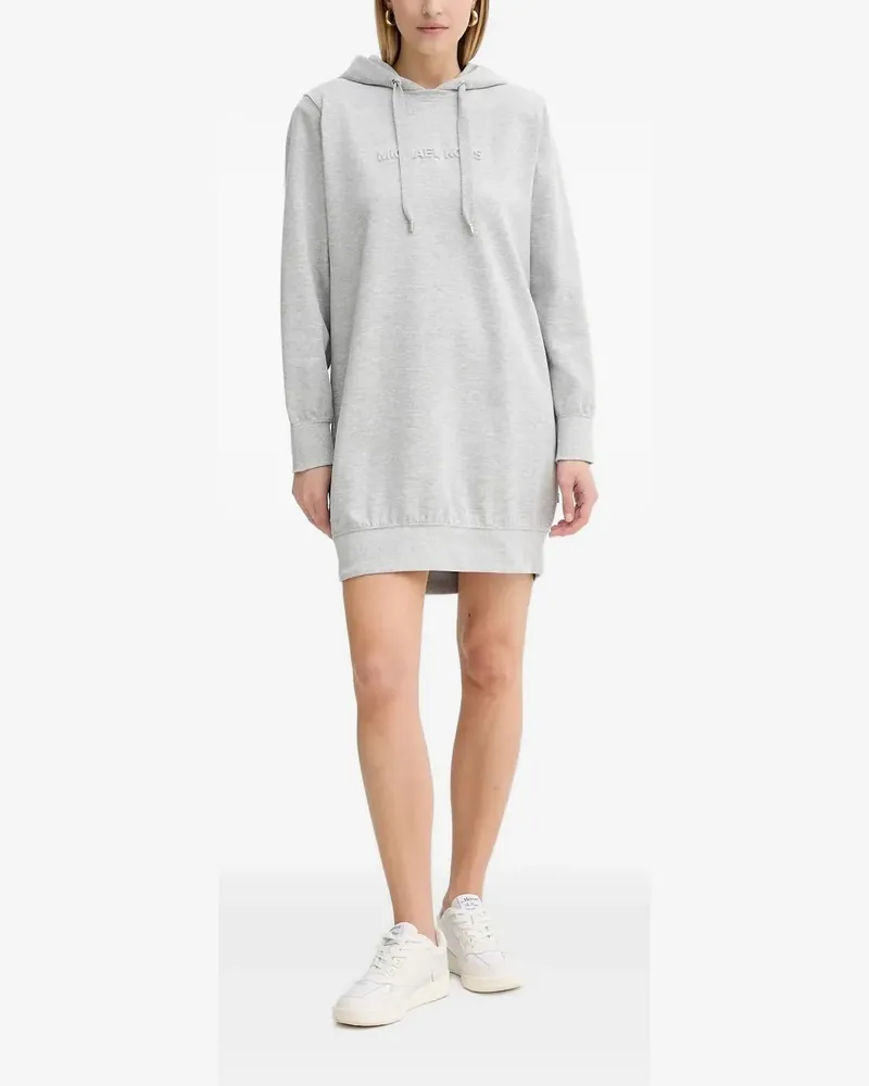 Michael Kors Besticktes Kleid mit Kapuze - Grau Grau