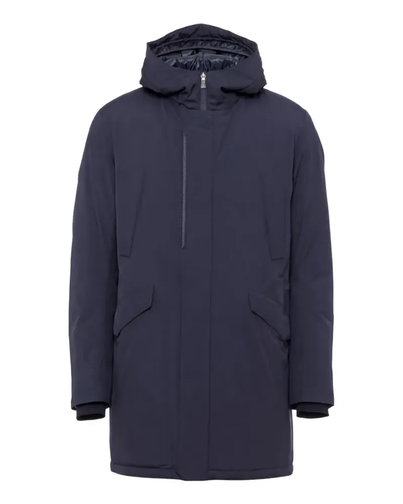 Herno Mantel mit Kapuze - Blau Blau