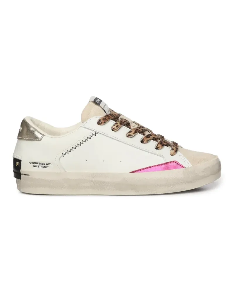 Crime SK8 Deluxe Sneakers mit Schnürung - Weiß Weiß