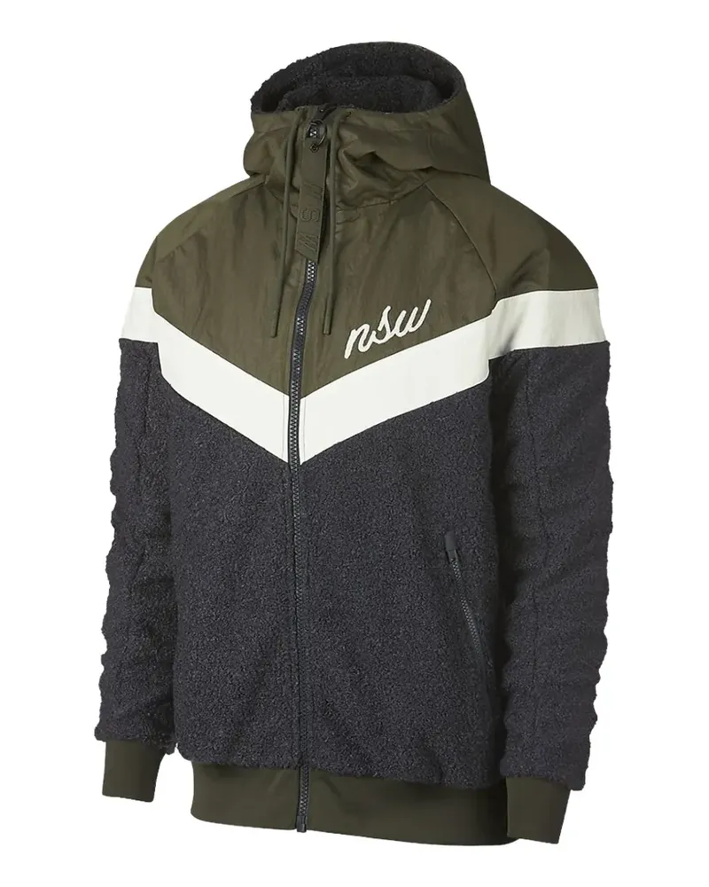 Nike Sherpa Windrunner jacket - Grau Grau