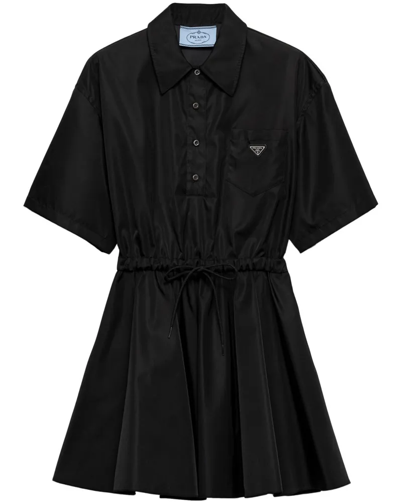 Prada Re-Nylon Kleid - Schwarz Schwarz