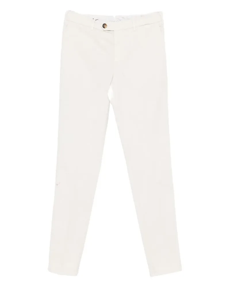 Brunello Cucinelli Chino mit geknöpftem Hosenschlitz - Nude Nude