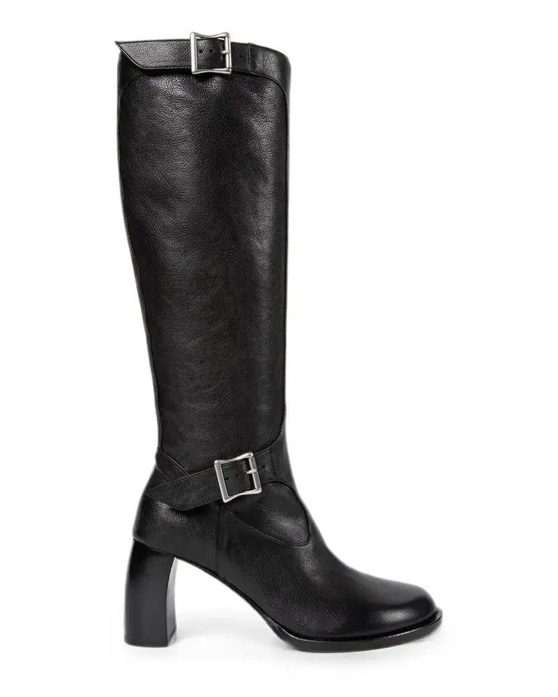 Ann Demeulemeester Stiefel mit Schnallendetail - Schwarz Schwarz