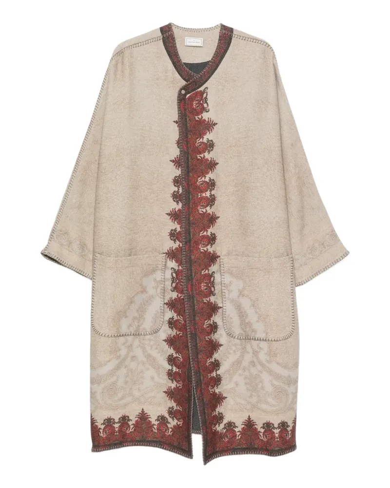 Pierre-Louis Mascia Kimono mit Paisley-Print - Nude Nude