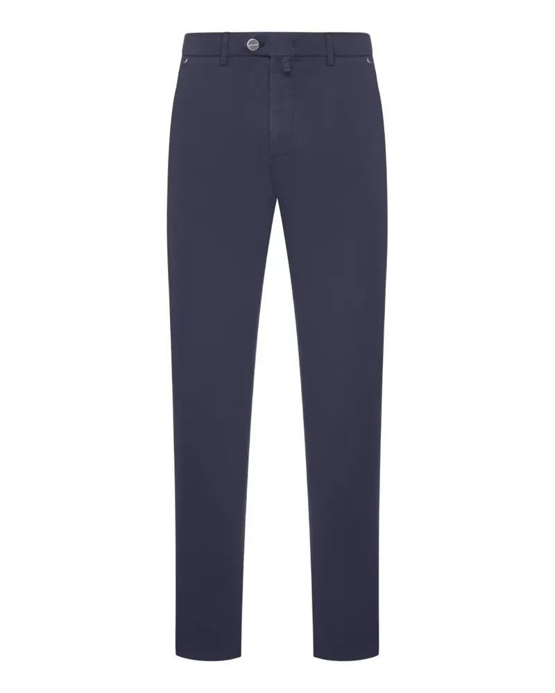 Kiton slim-fit tailored trousers - Blau Blau