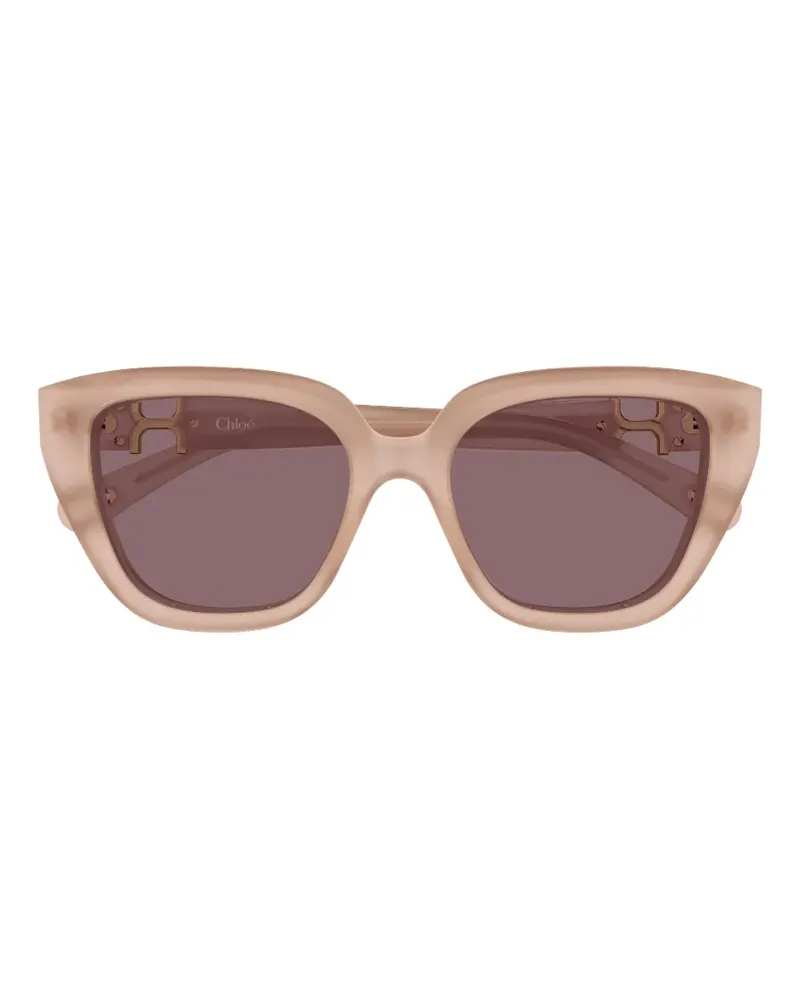 Chloé Sonnenbrille mit Cat-Eye-Gestell - Nude Nude