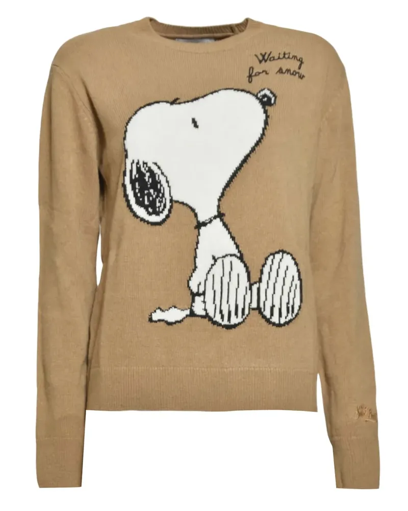 MC2 Saint Barth x Peanuts Special Edition cartoon intarsia sweater - Nude Nude