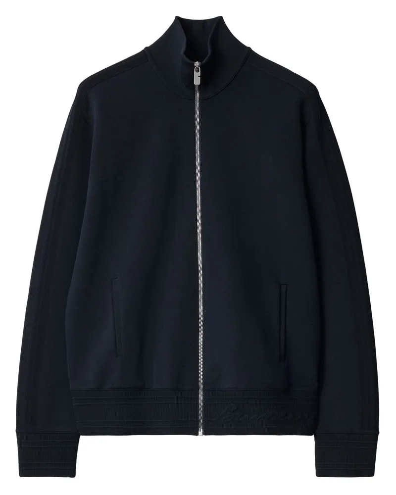 Burberry Sportjacke mit Logo-Stickerei - Blau Blau