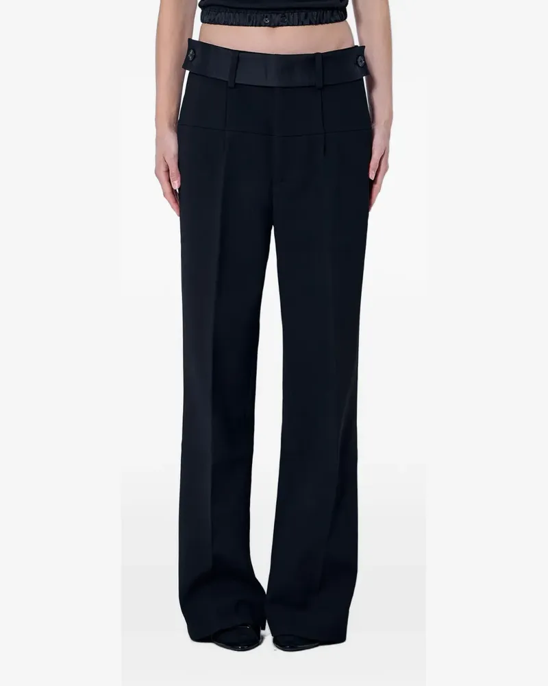 Entire Studios tailored buttoned-waistband trousers - Schwarz Schwarz