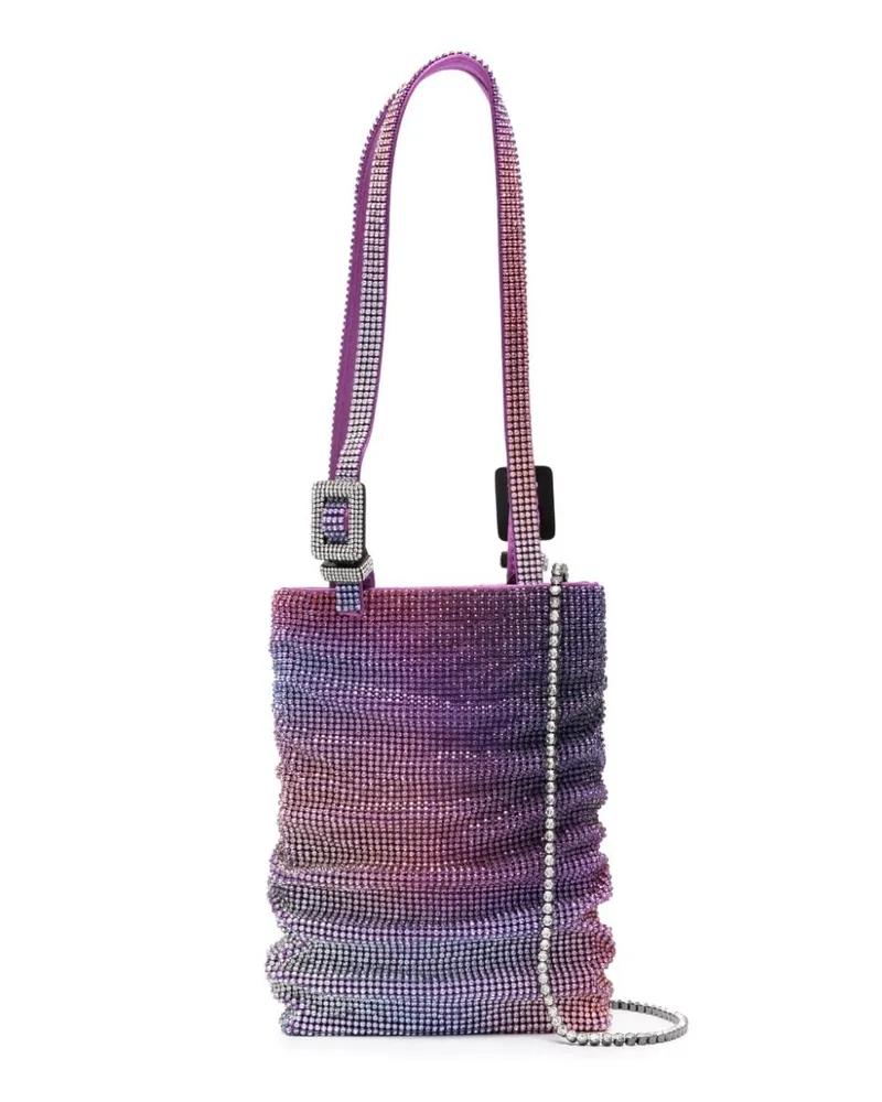 Benedetta Bruzziches Handtasche mit Strass Violett