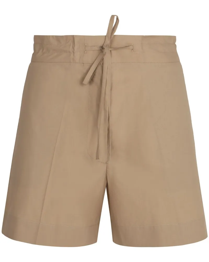 P.A.R.O.S.H. P.A.R.O H. Shorts mit Falten - Nude Nude