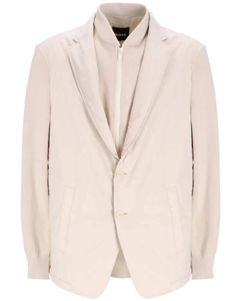 HUGO BOSS Jacke im Layering-Look - Nude Nude