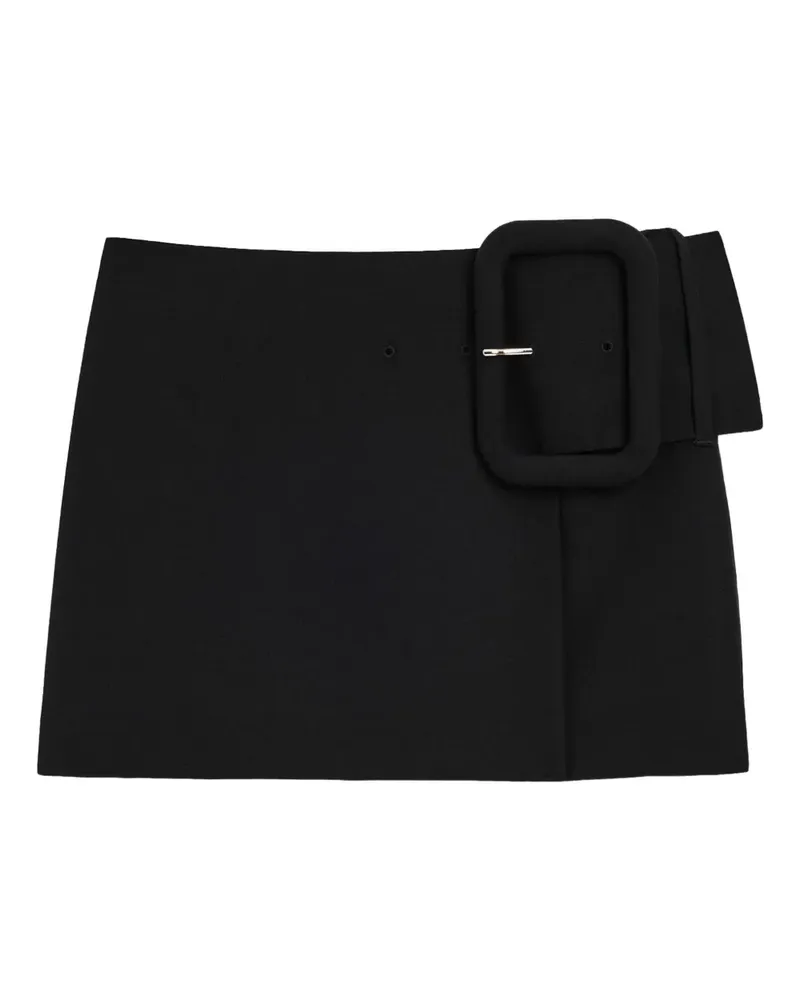 AMI Paris Minirock mit Gürtel - Schwarz Schwarz