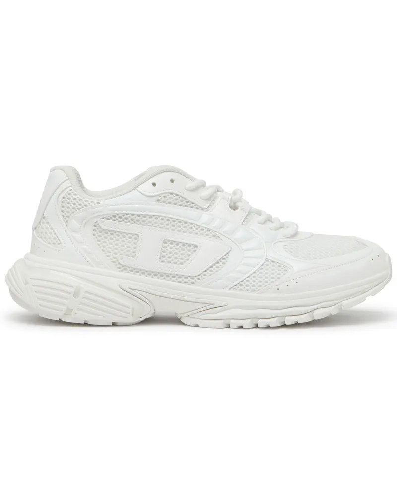 Diesel Sneakers mit Netzeinsatz - Weiß Weiß