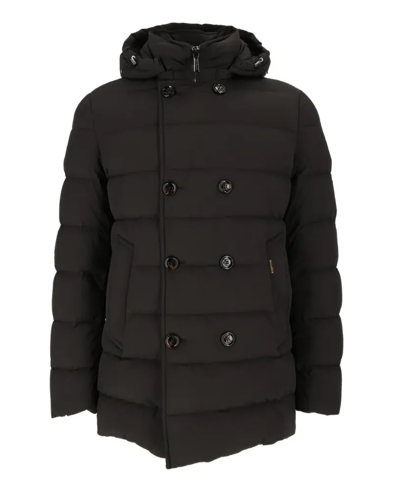 MOORER Gefütterte Florio Cabanjacke - Schwarz Schwarz