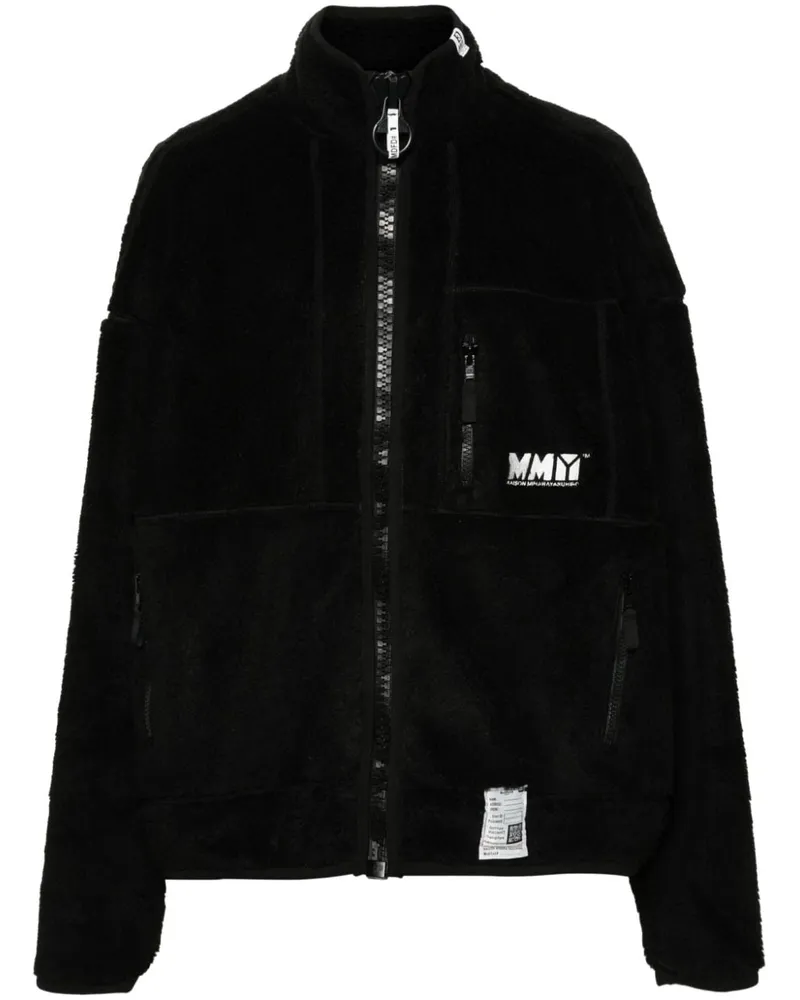 MIHARAYASUHIRO Jacke aus Faux Shearling Schwarz