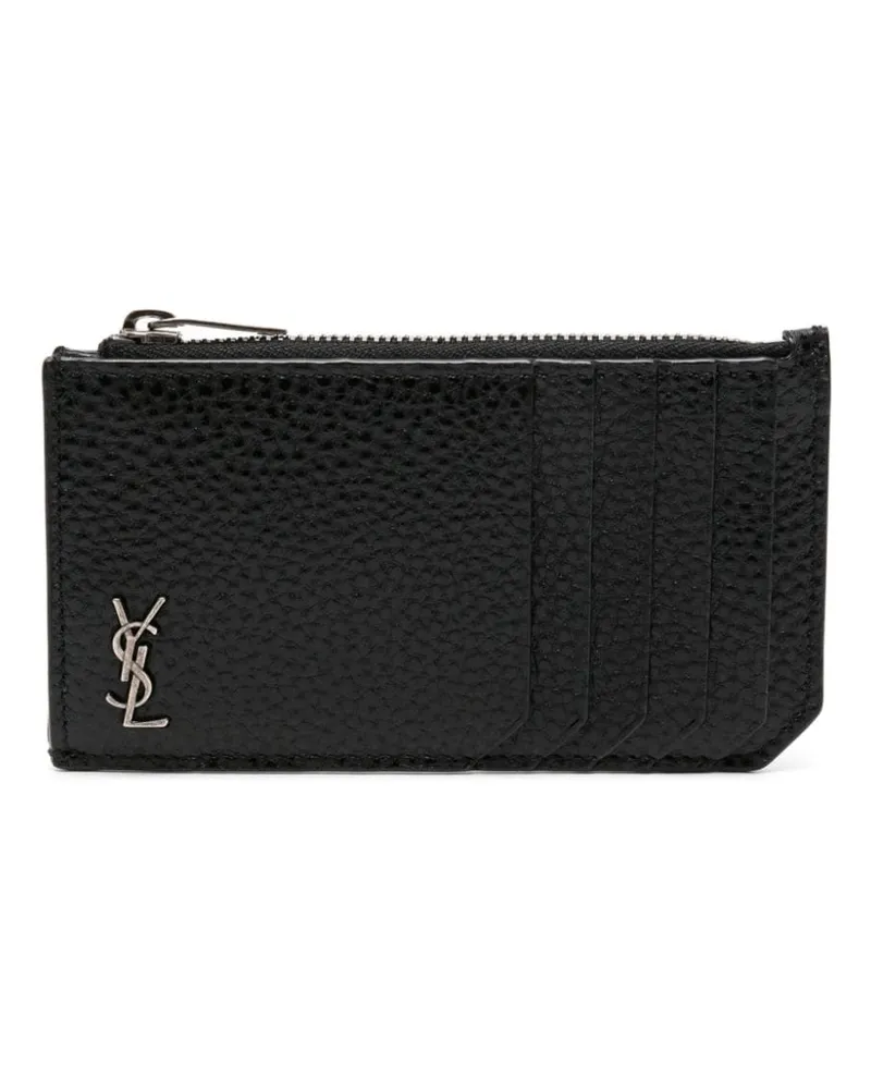Saint Laurent Cassandre Kartenetui - Schwarz Schwarz