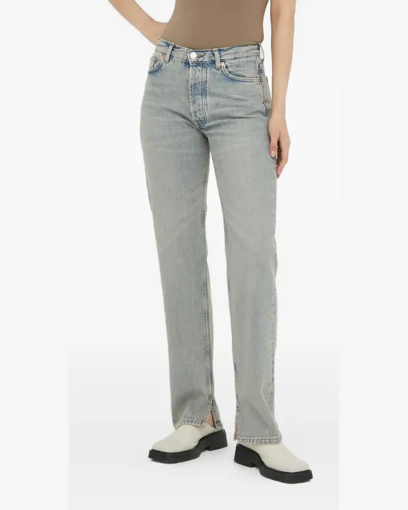 Samsøe & Samsøe Susan Jeans mit Schlitz - Blau Blau