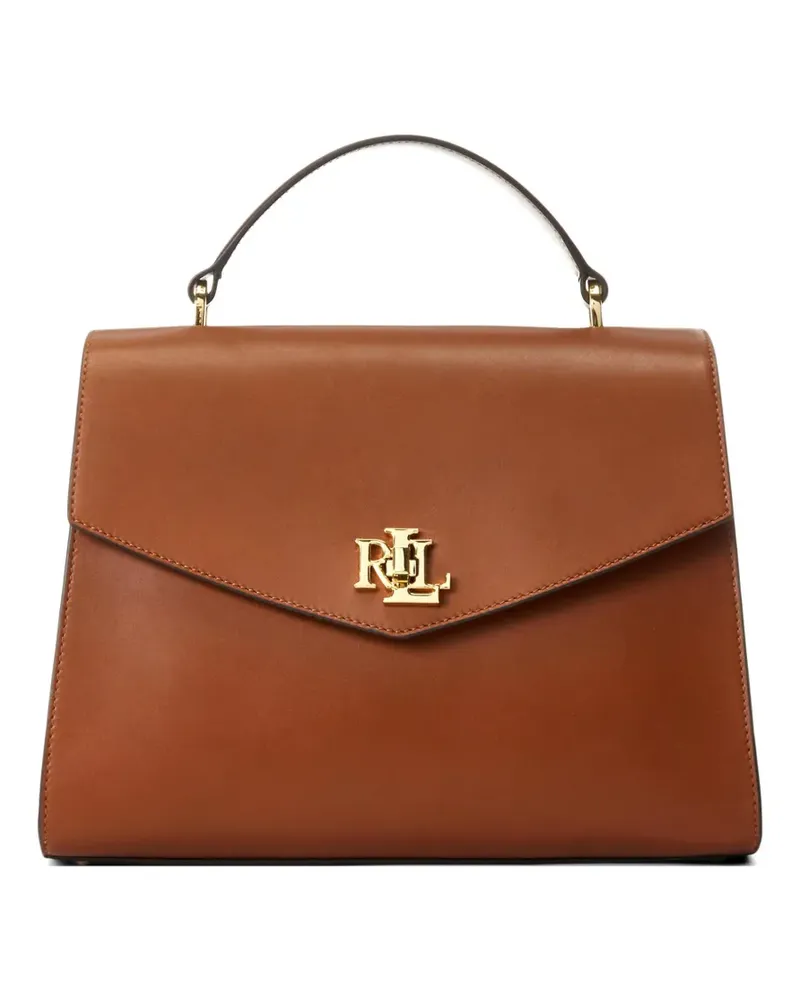 Ralph Lauren Mittelgroßer Farrah Tote Bag - Braun Braun