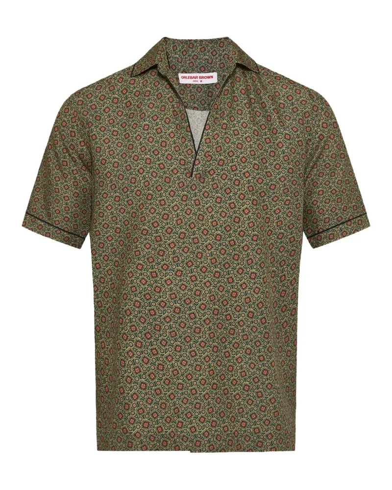 Orlebar Brown Ridley floral shirt - Grün Grün