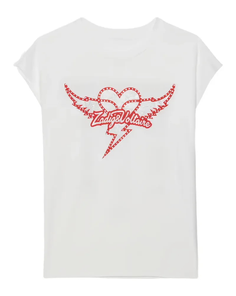 Zadig & Voltaire graphic T-shirt - Weiß Weiß