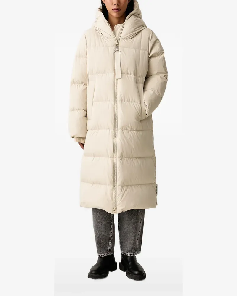 Marc O'Polo quilted hooded oversized coat - Nude Nude