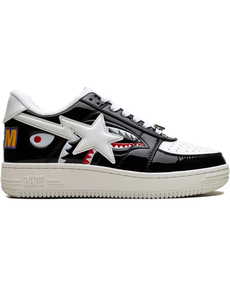 BAPE Sneakers mit Hai-Motiv - Schwarz Schwarz