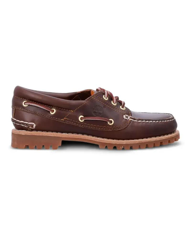 Timberland Authentic 3-Eye Bootsschuhe mit Logoprint - Braun Braun