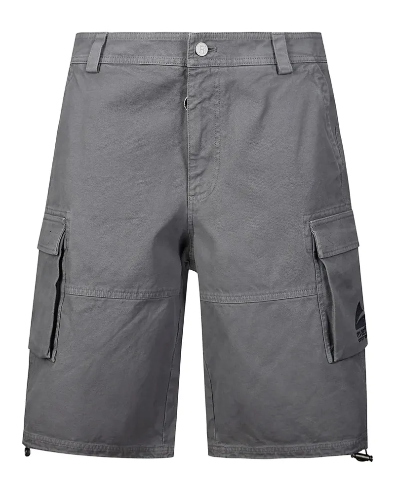 Martine Rose logo-print cargo shorts - Grau Grau