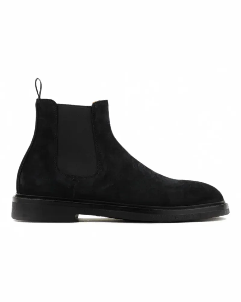 Officine Creative Italia Dude Stiefel aus Wildleder - Schwarz Schwarz