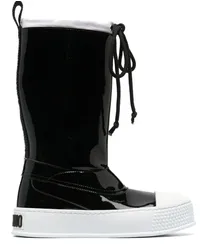 Moschino Stiefel mit Plateau Schwarz