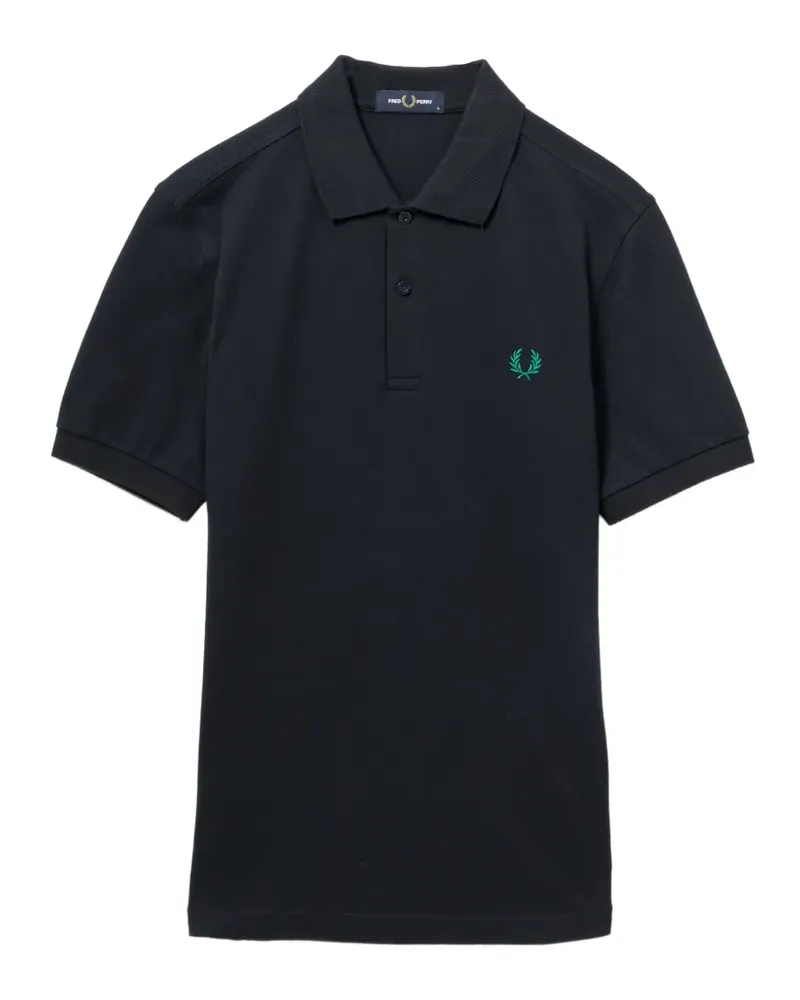 Fred Perry Poloshirt mit Logo-Stickerei - Blau Blau