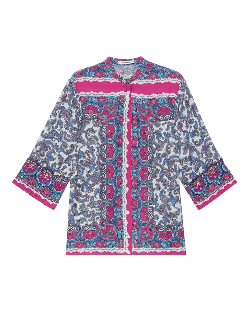 Maliparmi Hemd mit Paisleymuster - Rosa Rosa