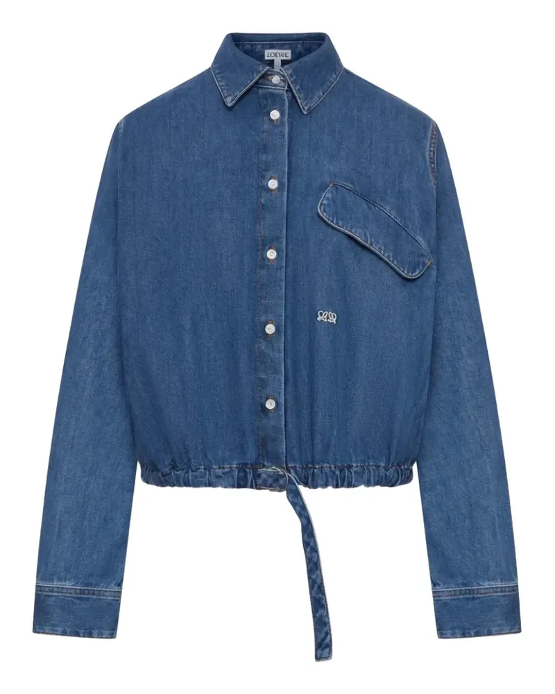 Loewe flap-pocket denim shirt - Blau Blau