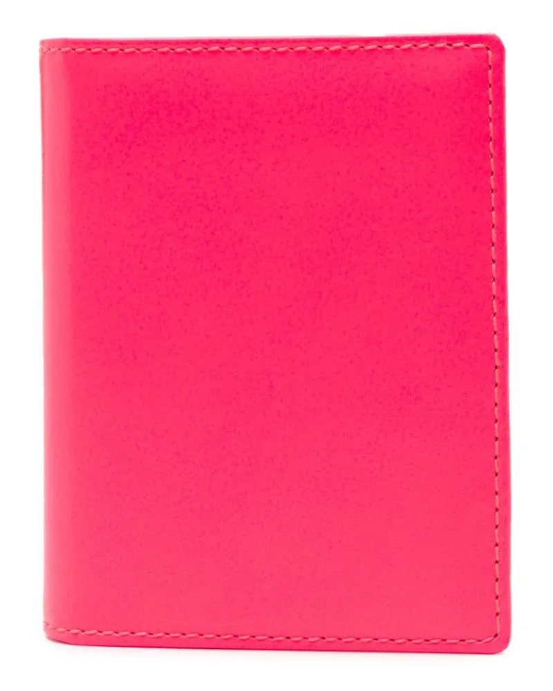 Comme des Garçons Kartenetui mit Klappe - Rosa Rosa