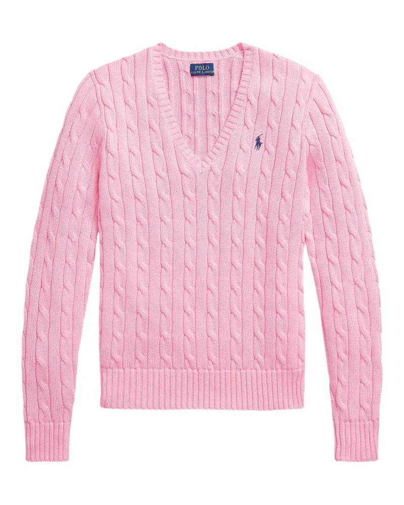 Ralph Lauren Pullover mit V-Ausschnitt - Rosa Rosa