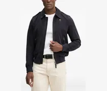 Allen zip-fastening collared jacket