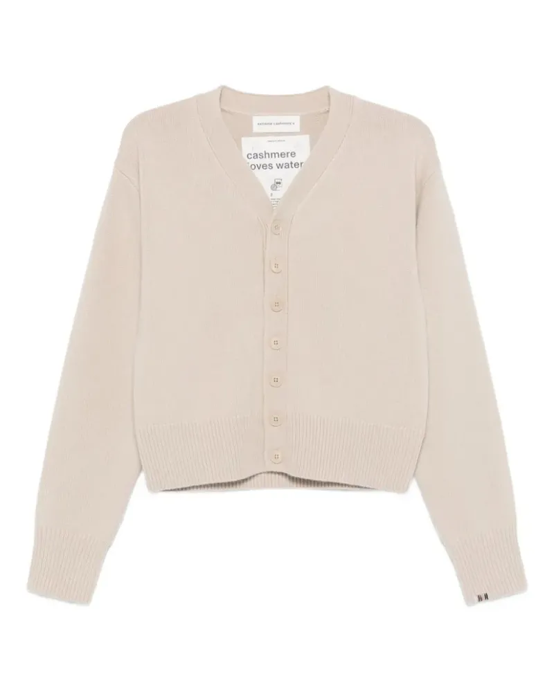 extreme cashmere buttoned cardigan - Nude Nude