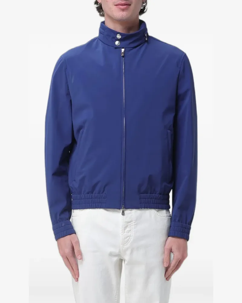 Brunello Cucinelli Kapuzenjacke mit Reißverschluss - Blau Blau
