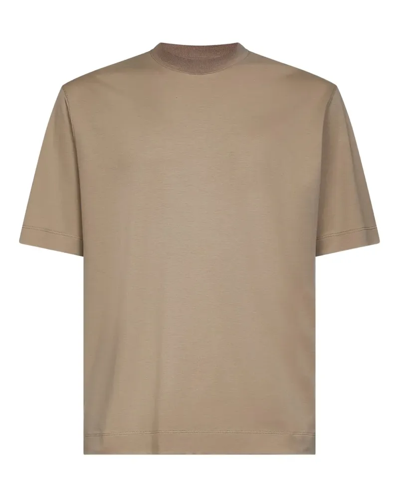 Ermenegildo Zegna T-Shirt mit rundem Ausschnitt - Nude Nude
