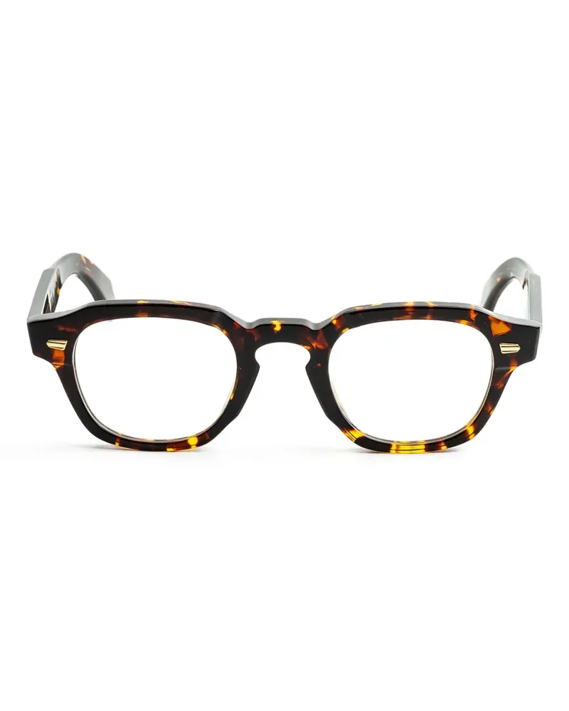 Cutler and Gross Brille mit eckigem Gestell - Braun Braun