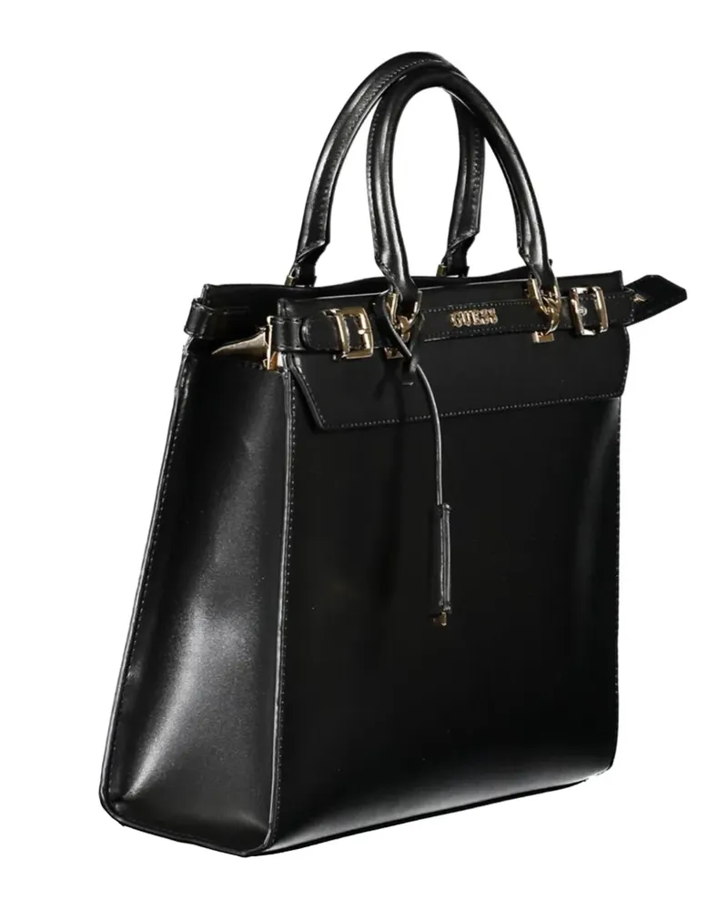 Guess logo-lettering toe bag - Schwarz Schwarz