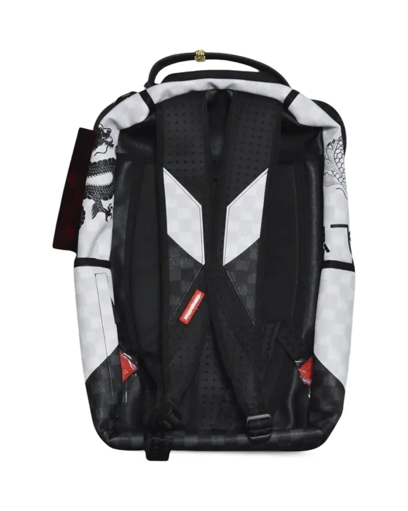 Sprayground Rucksack mit Panda-Print - Weiß Weiß