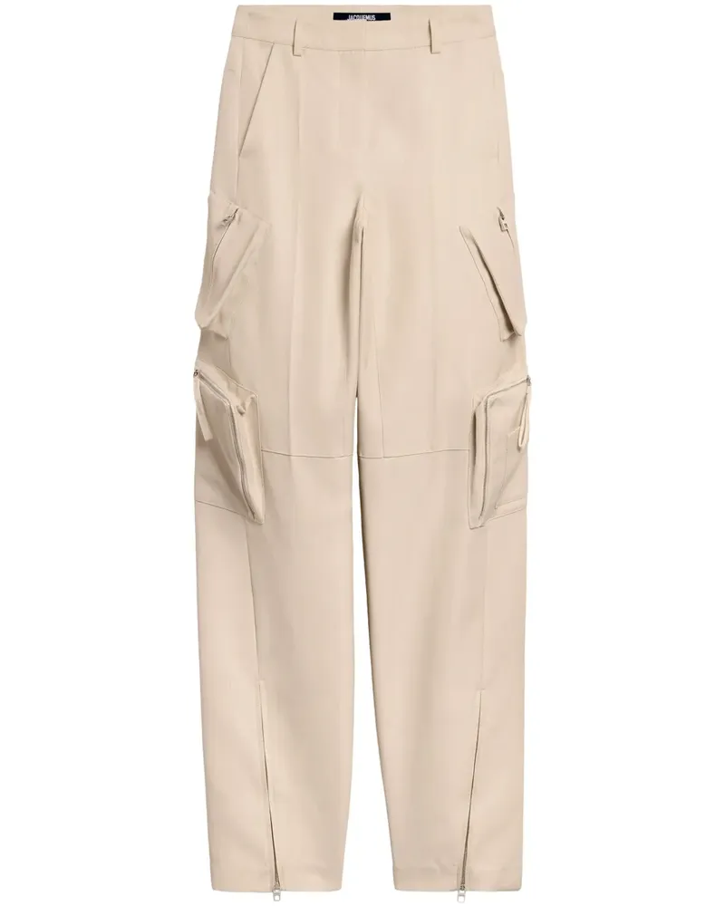 Jacquemus Klassische Tapered-Hose - Nude Nude