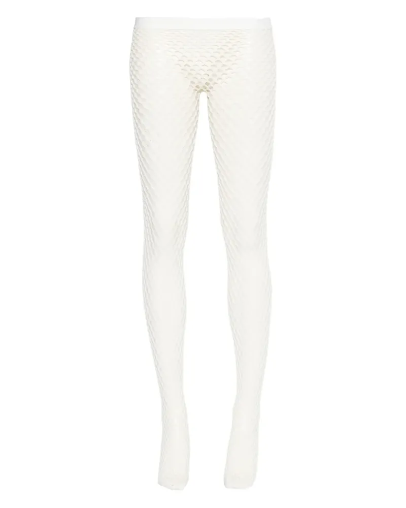 WARDROBE.NYC fishnet tights - Nude Nude